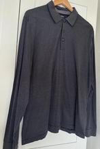 Hugo Boss longsleeve polo trui donkergrijs, Kleding | Heren, Ophalen of Verzenden, Zo goed als nieuw, Maat 46 (S) of kleiner, Grijs