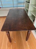Authentieke Massief Houten Tafel Stoer & Tijdloos, Ophalen, 50 tot 100 cm, Zo goed als nieuw, Vijf personen of meer