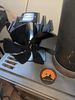 kachel fan / ventilator met thermometer, Ophalen of Verzenden, Nieuw, Hout, Houtkachel