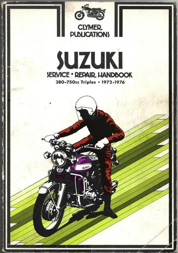 Suzuki GT380 GT550 GT750 Triples repair handboek (7241z) beschikbaar voor biedingen