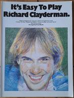 IT'S EASY TO PLAY RICHARD CLAYDERMAN -piano, Muziek en Instrumenten, Gebruikt, Overige genres, Overige soorten, Ophalen of Verzenden