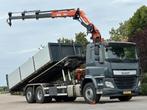 DAF CF 370 EURO6!6x2!KRAAN/KRAN/KABEL/ABROLLKIPPER!2014! DK1, Auto's, Automaat, Verwarmde buitenspiegels, Euro 6, 368 pk