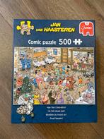 Jan van Haasteren puzzel - Op het nieuwe jaar (500 stukjes), Ophalen of Verzenden, 500 t/m 1500 stukjes, Gebruikt, Legpuzzel
