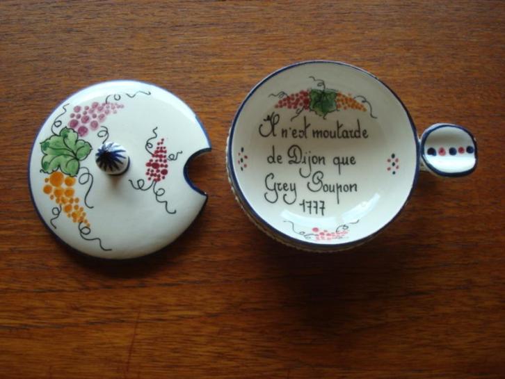 Mosterdpot Grey Poupon 1777, Antiek en Kunst, Antiek | Keramiek en Aardewerk, Ophalen of Verzenden