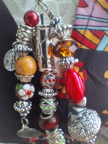 Handgemaakte tashanger met Vintage Ketting complete set! beschikbaar voor biedingen