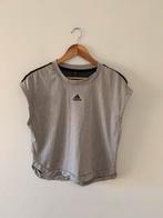 Adidas sport top dames maat L/40 - perfecte staat, Maat 38/40 (M), Zo goed als nieuw, Hardlopen of Fietsen, Grijs
