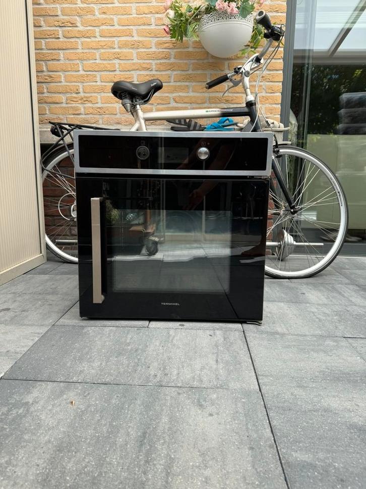 Termikel Oven, Witgoed en Apparatuur, Ovens, Zo goed als nieuw, Vrijstaand, Oven, 45 tot 60 cm, 45 tot 60 cm, Hete lucht, Magnetronfunctie