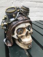 resin steampunk schedel, PILOOT, Ophalen of Verzenden