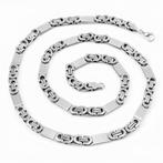 60cm X 6,5mm Stalen Koningsketting met Griekse-Schakels, Sieraden, Tassen en Uiterlijk, Kettingen, Overige materialen, Birgitta-Gracht 33, 6465 EL Kerkrade, Nederland