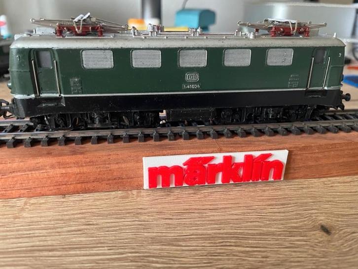 Märklin 3037 van de DB E41 024 - analoog zonder OVP, Hobby en Vrije tijd, Modeltreinen | H0, Gebruikt, Locomotief, Wisselstroom