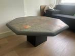 Vintage Brutalist salontafel jaren 70, Huis en Inrichting, Tafels | Salontafels, Ophalen, Minder dan 50 cm