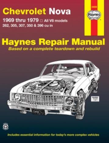 Chevrolet Nova V8 | 1969-1979 | Haynes boek | 