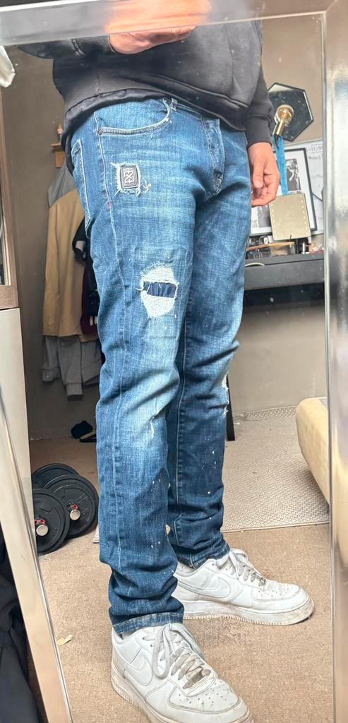 Merk Jeans Xplct Jeans maat 38, Kleding | Heren, Spijkerbroeken en Jeans, Zo goed als nieuw, W36 - W38 (confectie 52/54), Blauw