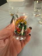 2 boswandeling shot shotjes glazen, Verzamelen, Glas en Borrelglaasjes, Ophalen, Zo goed als nieuw, Overige typen