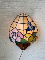 Vintage lamp tiffany stijl glas in lood, Ophalen, Nieuw, Glas
