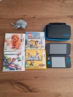 Nintendo 2DS XL + 4 Games en opbergetui/hoes, Spelcomputers en Games, Ophalen of Verzenden, Zo goed als nieuw