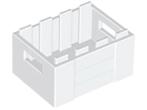 Lego White Container, Crate 3 x 4 x 1 2/3 with Handholds, Ophalen of Verzenden, Gebruikt, Losse stenen, Lego