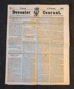 Krant uit 1870 Deventer Courant Vrijdag 11 Februari, Verzenden, Voor 1920, Nederland, Krant
