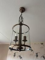 Hanglamp Pimpernel Messing Goud/Brons, Huis en Inrichting, Lampen | Hanglampen, Ophalen, Gebruikt, Glas, Minder dan 50 cm
