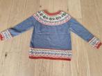 Grijs, wit, groen, oranje Folklore trui M., Kleding | Dames, Maat 38/40 (M), Ophalen of Verzenden, Zo goed als nieuw, Grijs