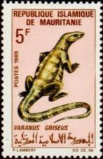 1969 Mauritanië Fauna Reptielen - Slangen, Postzegels en Munten, Postzegels | Thematische zegels, Ophalen of Verzenden, Dier of Natuur