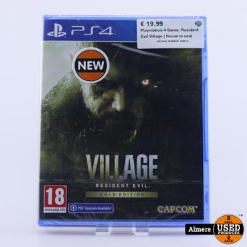 Playstation 4 Game: Resident Evil Village | Nieuw in seal beschikbaar voor biedingen