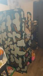 Stoere legerkleuren halfhoogslaper, Ophalen, Gebruikt, Halfhoogslaper