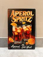 Mancave Bar Café Wanddecoratie metalen bordje Aperol Spritz, Verzamelen, Ophalen of Verzenden, Zo goed als nieuw, Reclamebord