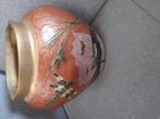 Antieke cloisonné bloemenvaas ( van koper), Antiek en Kunst, Antiek | Keramiek en Aardewerk, Ophalen of Verzenden