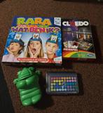 3 Kinderspellen: Rara Wat Ben Ik?, Cluedo Reisspel, Een of twee spelers, Ophalen of Verzenden, Zo goed als nieuw, Reisspel
