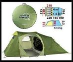 Quechua Seconds Family 4.1 pop-up, Caravans en Kamperen, Tenten, Ophalen, Zo goed als nieuw, Tot en met 2