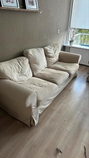 IKEA EKTORP 3 zits bank - beige beschikbaar voor biedingen