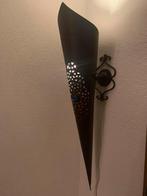 2 Prachtige wandlampen  bruin ,Ibiza stijl, Huis en Inrichting, Ophalen, Zo goed als nieuw, Metaal