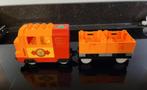 Duplo locomotief "Vracht" in rood/oranje. Met garantie, Lego Systems A/S, Gebruikt, Aastvej 1 – 7190 Billund - Denemarken, Ophalen of Verzenden