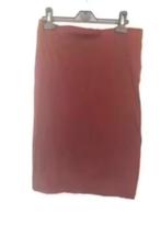 Bordeaux rode kokerrok, Verzenden, Zo goed als nieuw, Knielengte, Maat 36 (S)