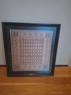 Ingelijste Kain Songket Wanddecoratie, Ophalen of Verzenden