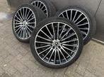18 inch AMG A B C E 5X112 velgen met banden!, Auto-onderdelen, 18 inch, Zomerbanden, Banden en Velgen