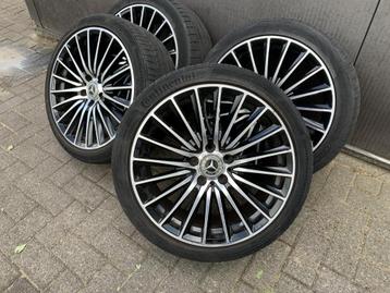 18 inch AMG A B C E 5X112 velgen met banden! beschikbaar voor biedingen