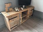 Houten TV meubel steigerhout, Huis en Inrichting, Kasten | Televisiemeubels, Ophalen of Verzenden, Zo goed als nieuw, 25 tot 50 cm
