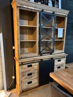 Mangohouten Buffetkast 160cm - Showroommodel Assen, Huis en Inrichting, Kasten | Buffetkasten, Ophalen of Verzenden, Zo goed als nieuw