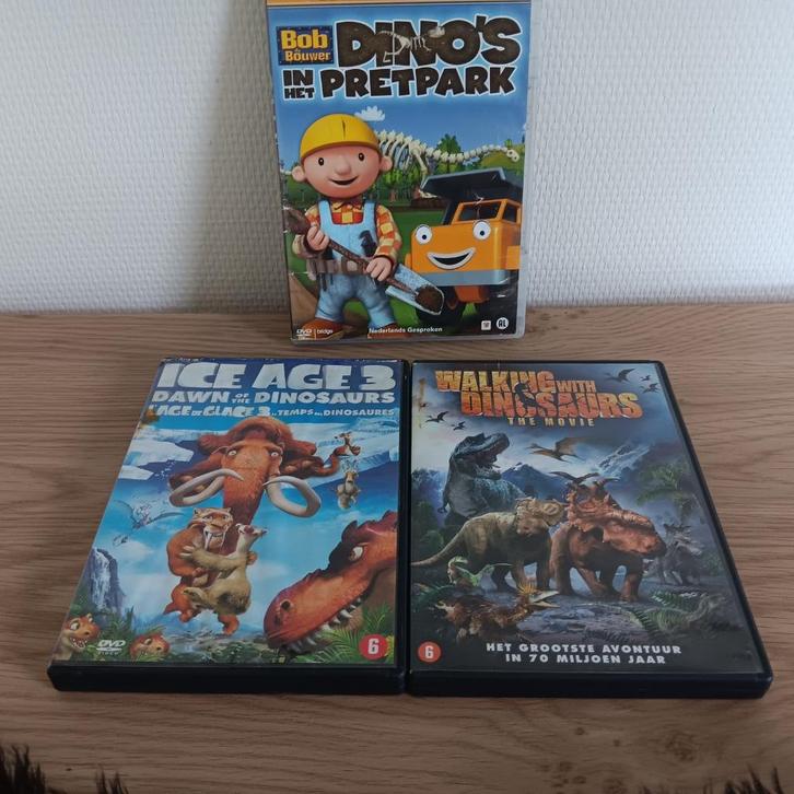DVD's, 3 stuks w.o. Bob de Bouwer., Cd's en Dvd's, Dvd's | Kinderen en Jeugd, Gebruikt, Film, Dieren, Vanaf 6 jaar, Ophalen of Verzenden
