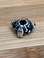Trollbeads Zilver Kraal Vier Kikkers Groot, Gebruikt, Ophalen of Verzenden, Trollbeads, 1 bedel