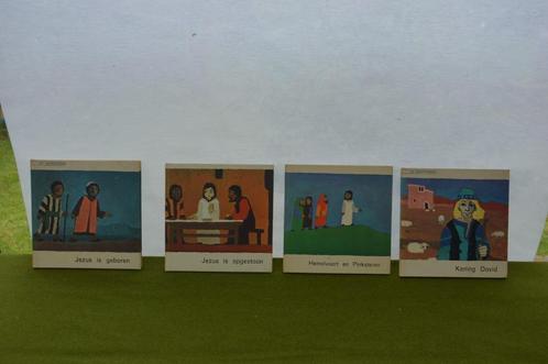 4 vintage religieuze kinderboeken uit 1968: Koning David,, Verzamelen, Religie, Gebruikt, Christendom | Katholiek, Boek, Ophalen of Verzenden