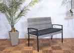 Sens-Line - York tuinbank - 118 cm - 2-zits - Grijs, Tuin en Terras, Verzenden, Nieuw