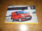 brochure Opel Vivaro  2009, Boeken, Auto's | Folders en Tijdschriften, Nieuw, Overige merken, Ophalen of Verzenden