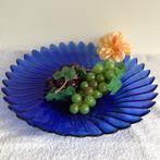 💙Prachtige Retro/Vintage KOBALT BLAUWE SCHAAL., Ophalen of Verzenden