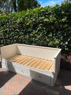IKEA Hemnes bedbank, Huis en Inrichting, Slaapkamer | Bedden, Ophalen, Gebruikt, Wit, Tweepersoons