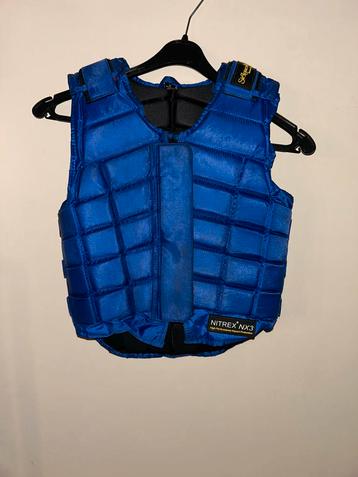 SirLancelot donkerblauwe bodyprotector maat junior 10 jaar beschikbaar voor biedingen
