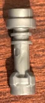 Lego Flat Silver Minifigure, Weapon Lightsaber Hilt Straight, Gebruikt, Ophalen of Verzenden, Lego, Losse stenen