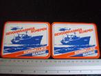2x sticker koninklijke marine bevoorradings schepen KM A835, Verzenden, Zo goed als nieuw, Bedrijf of Vereniging